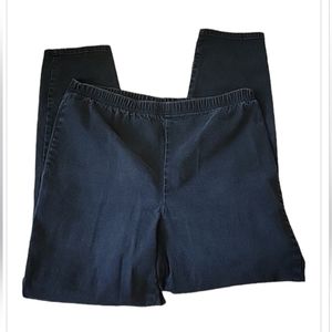 Avenue Blues Black Pull-on Jeans